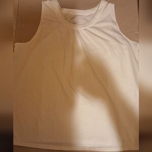 White Merona sleeveless tee